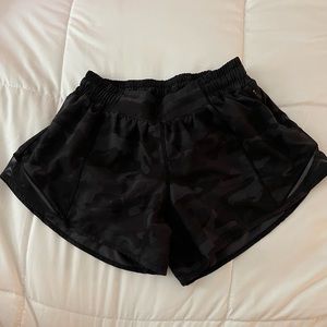 Lululemon Camo Hotty Hot Shorts